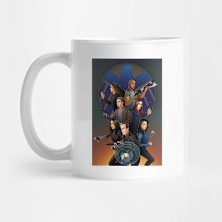 Agents of SHIELD Team in Action Mug